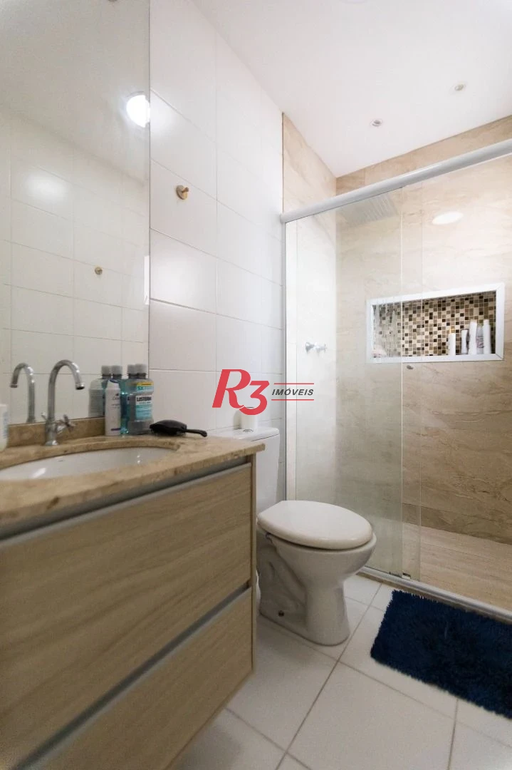 Apartamento com 2 dormitórios à venda, 62 m² por R$ 690.000,00 - Marapé - Santos/SP