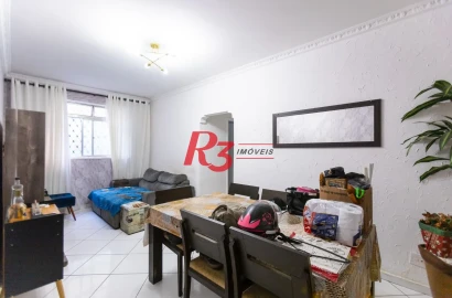 Apartamento à venda, 65 m² por R$ 410.000,00 - Embaré - Santos/SP
