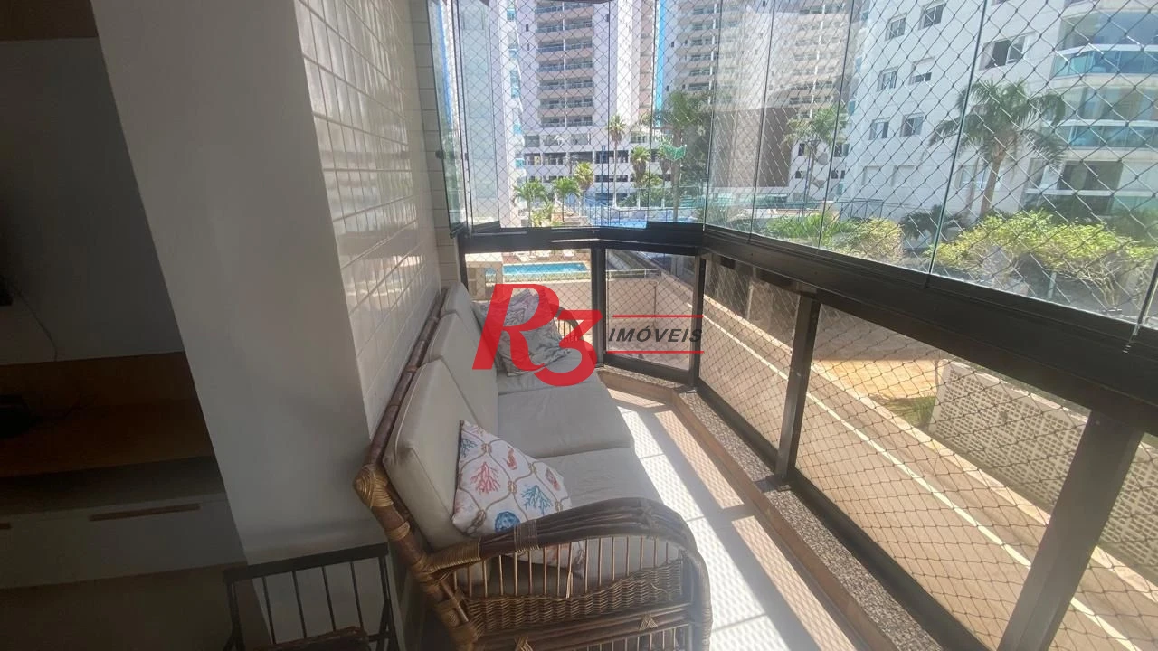 Apartamento com 4 dormitórios à venda, 123 m² por R$ 1.660.000,00 - Vila Luis Antônio - Guarujá/SP