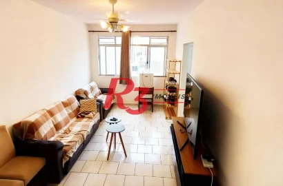 Apartamento com 2 dormitórios à venda, 72 m² por R$ 340.000,00 - Marapé - Santos/SP