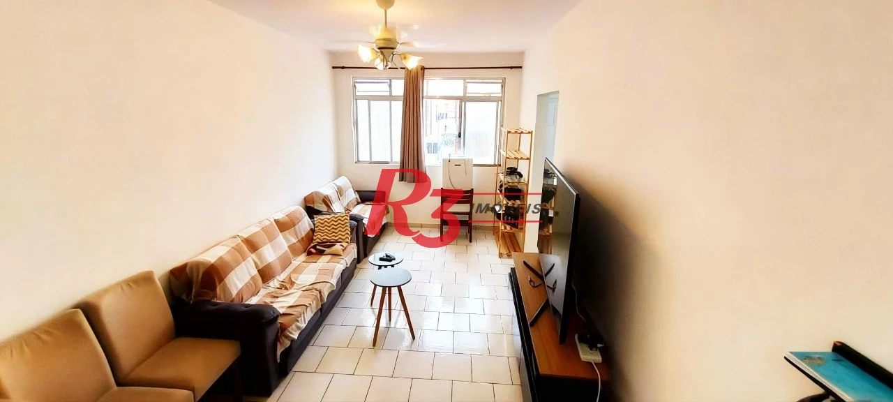 Apartamento com 2 dormitórios à venda, 72 m² por R$ 340.000,00 - Marapé - Santos/SP