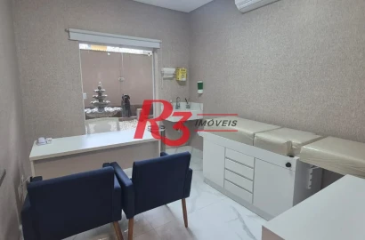 Sala para alugar, 30 m² por R$ 3.700,00/mês - Estuário - Santos/SP