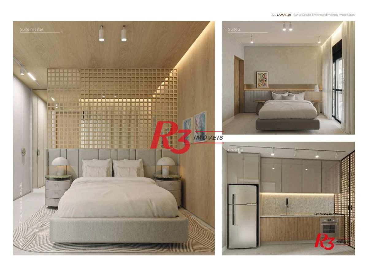 Apartamento com 2 dormitórios à venda, 107 m² por R$ 1.430.000,00 - Boqueirão - Santos/SP