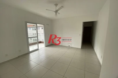 Apartamento com 2 dormitórios para alugar, 73 m² por R$ 3.800,00/mês - Vila Belmiro - Santos/SP