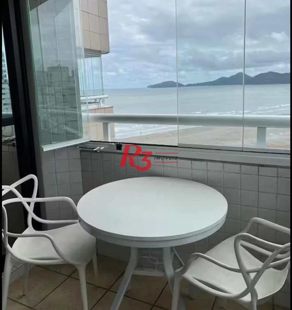 Flat com 1 dormitório para alugar, 42 m² por R$ 6.000,00/mês - Boqueirão - Santos/SP