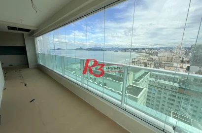 Apartamento com 3 dormitórios à venda, 170 m² por R$ 4.850.000,00 - Aparecida - Santos/SP