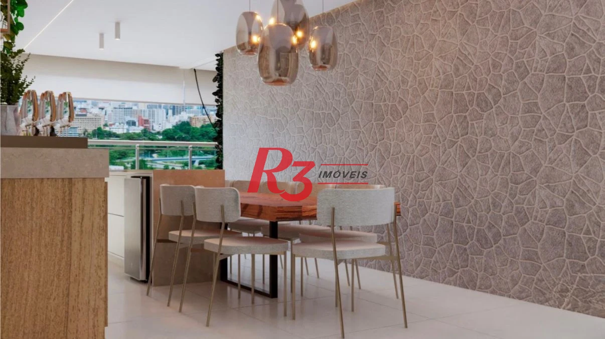 Apartamento com 3 dormitórios à venda, 170 m² por R$ 4.850.000,00 - Aparecida - Santos/SP
