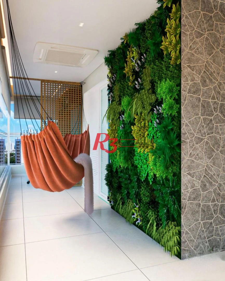 Apartamento com 3 dormitórios à venda, 170 m² por R$ 4.850.000,00 - Aparecida - Santos/SP