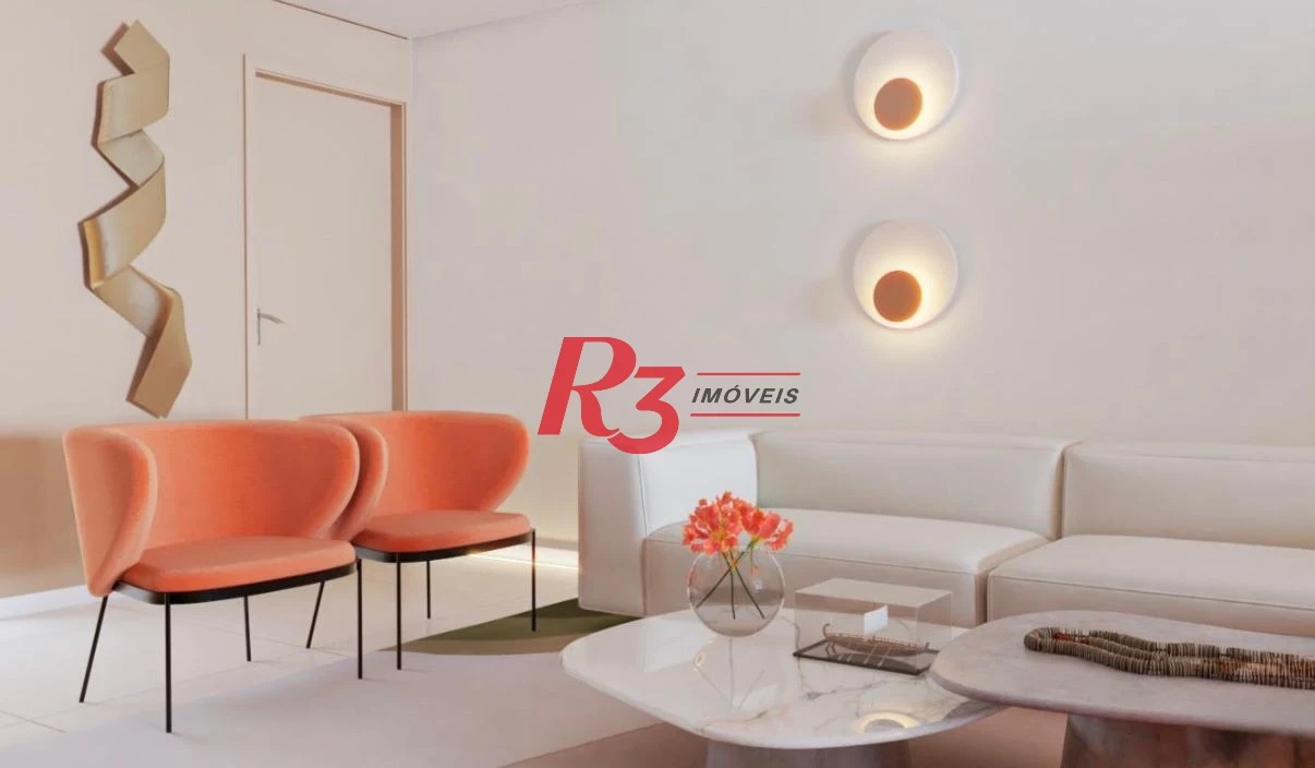 Apartamento com 3 dormitórios à venda, 170 m² por R$ 4.850.000,00 - Aparecida - Santos/SP
