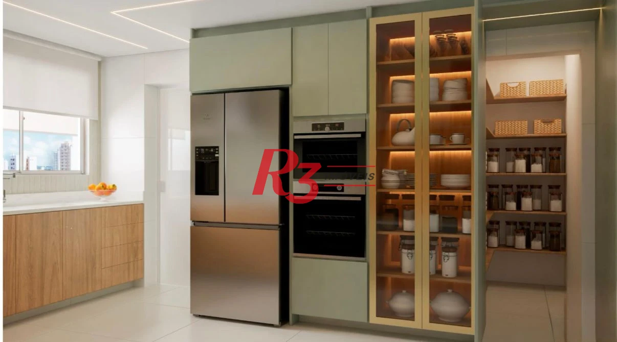 Apartamento com 3 dormitórios à venda, 170 m² por R$ 4.850.000,00 - Aparecida - Santos/SP