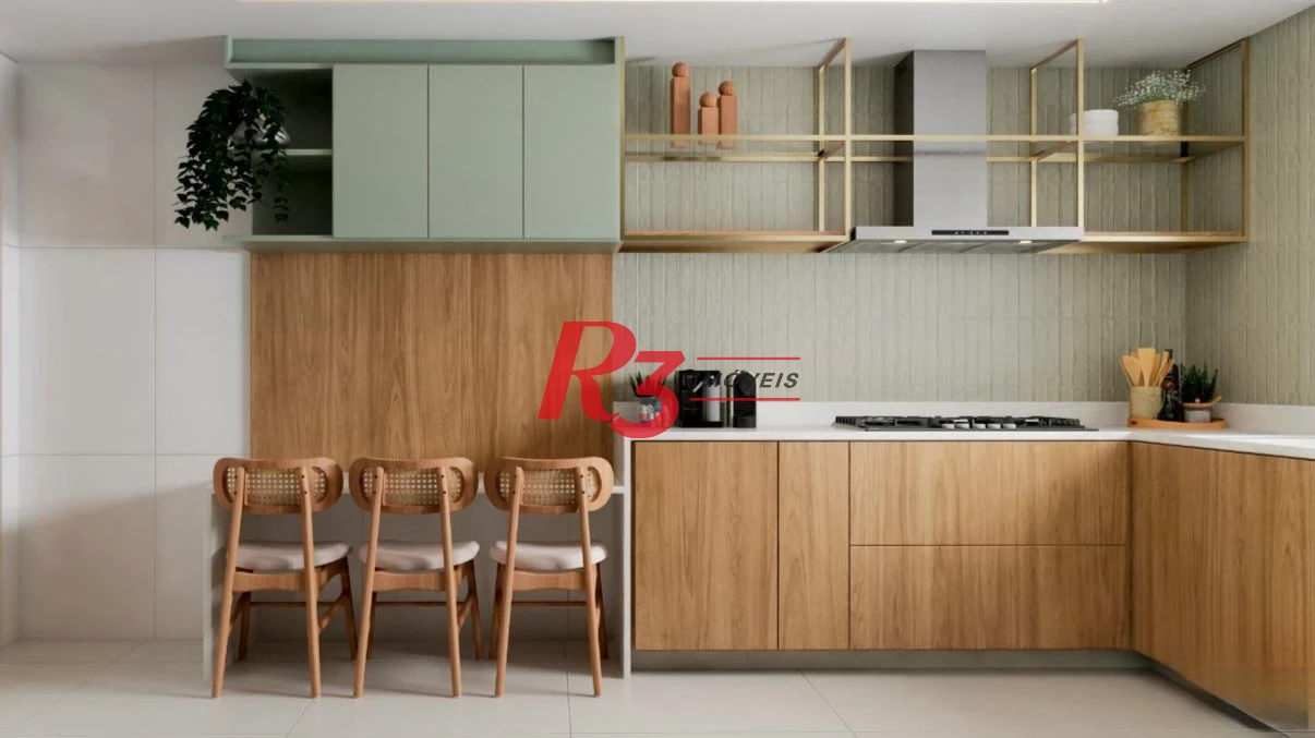 Apartamento com 3 dormitórios à venda, 170 m² por R$ 4.850.000,00 - Aparecida - Santos/SP