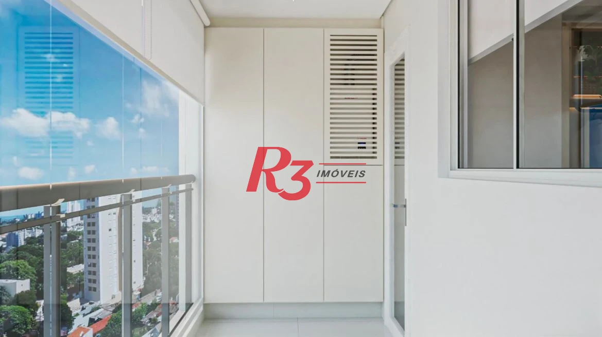 Apartamento com 3 dormitórios à venda, 170 m² por R$ 4.850.000,00 - Aparecida - Santos/SP