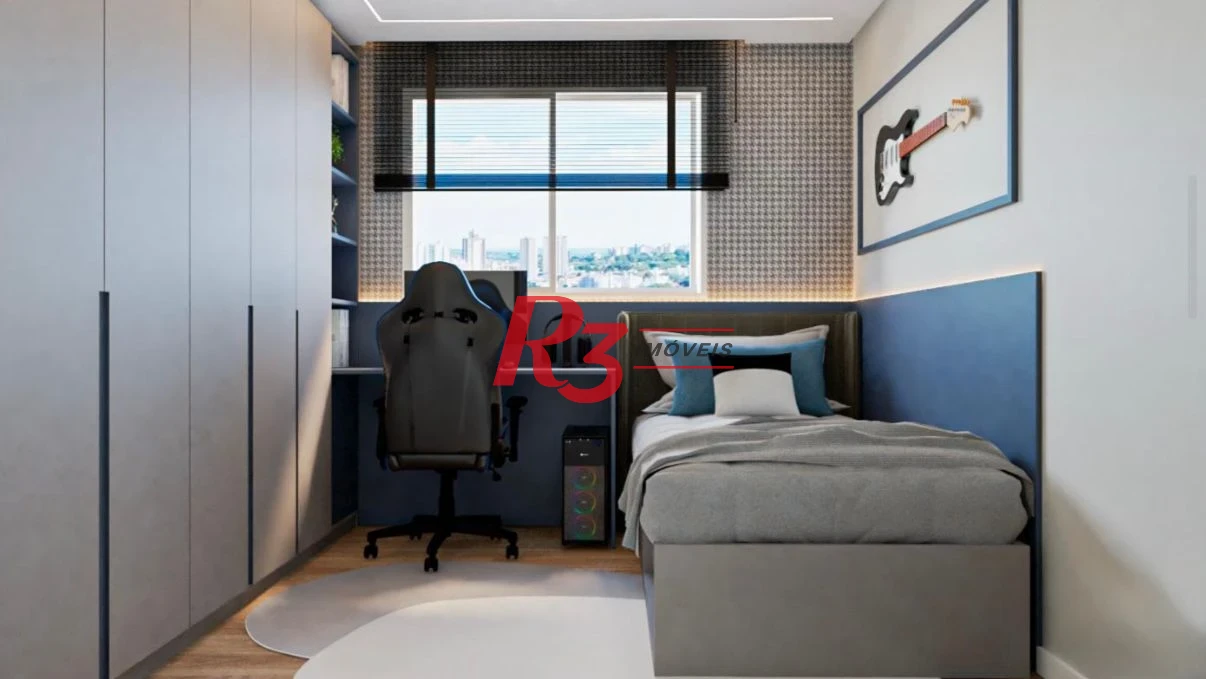 Apartamento com 3 dormitórios à venda, 170 m² por R$ 4.850.000,00 - Aparecida - Santos/SP