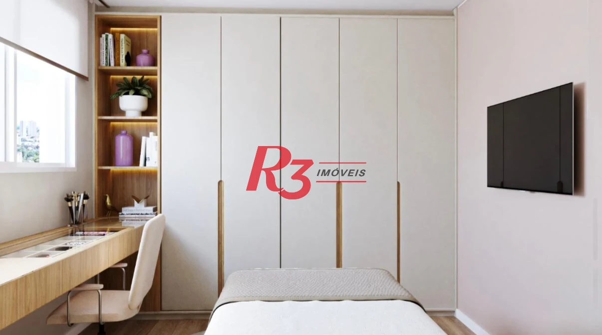 Apartamento com 3 dormitórios à venda, 170 m² por R$ 4.850.000,00 - Aparecida - Santos/SP