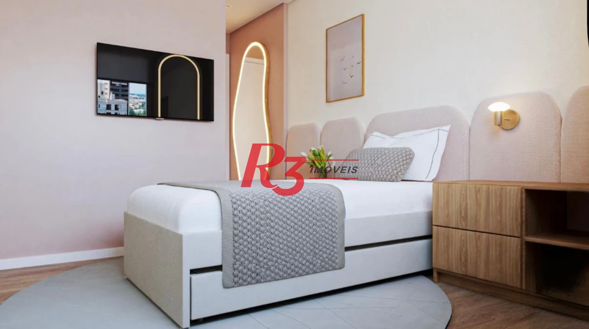 Apartamento com 3 dormitórios à venda, 170 m² por R$ 4.850.000,00 - Aparecida - Santos/SP