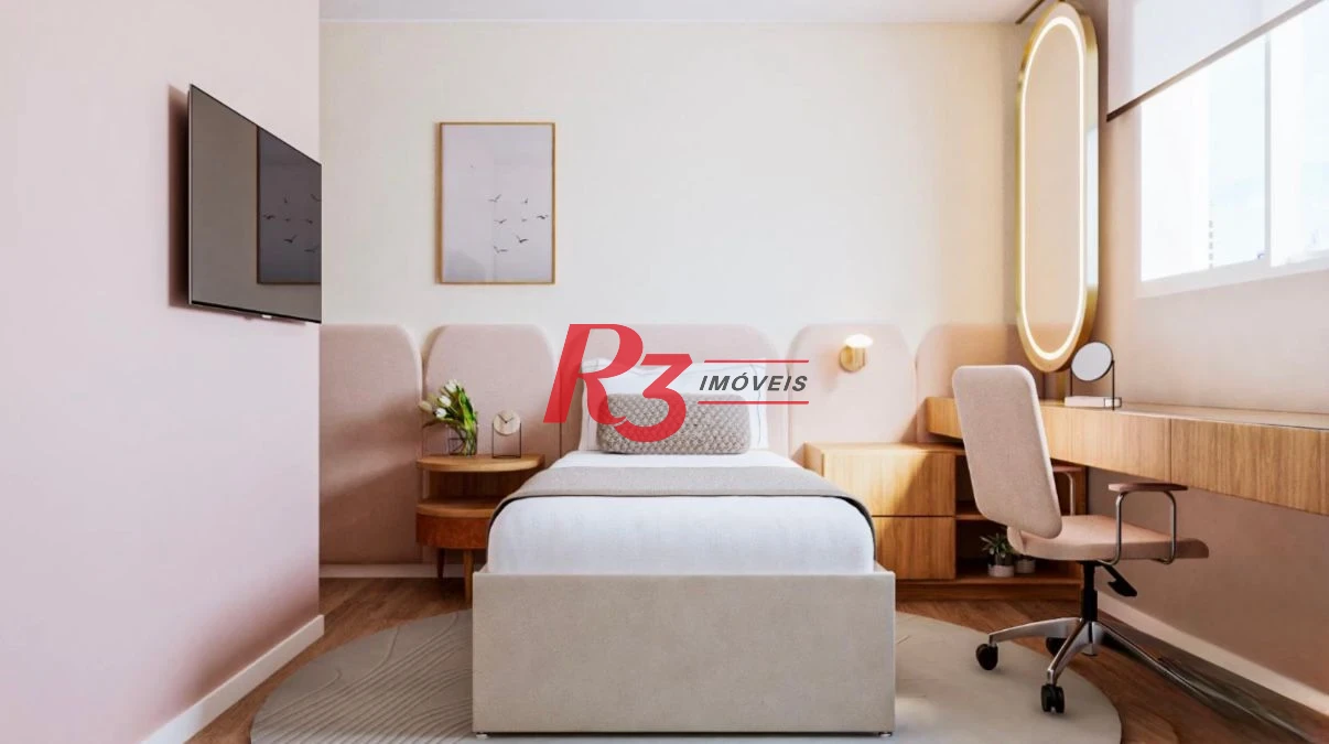 Apartamento com 3 dormitórios à venda, 170 m² por R$ 4.850.000,00 - Aparecida - Santos/SP