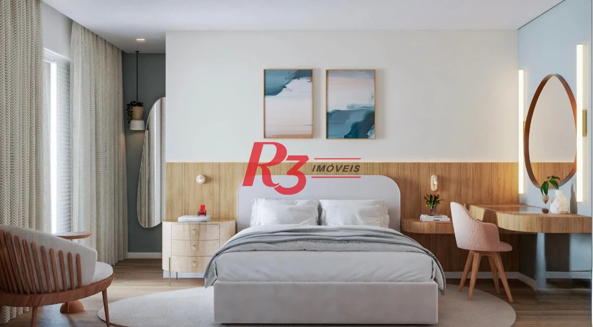 Apartamento com 3 dormitórios à venda, 170 m² por R$ 4.850.000,00 - Aparecida - Santos/SP