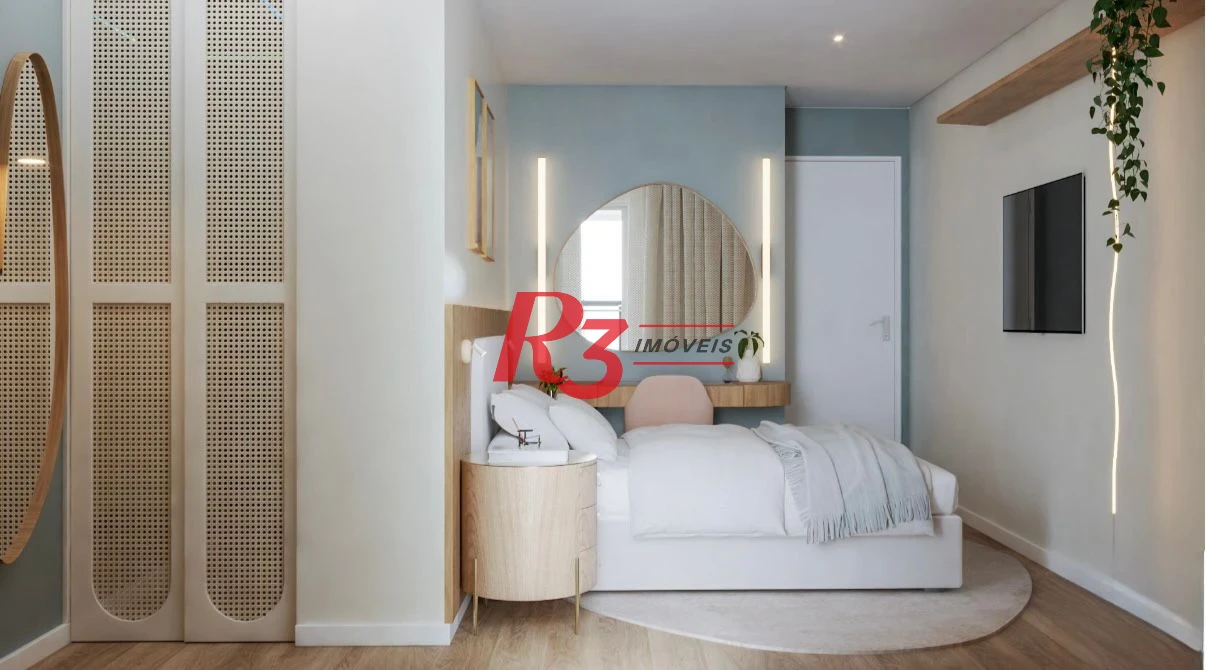 Apartamento com 3 dormitórios à venda, 170 m² por R$ 4.850.000,00 - Aparecida - Santos/SP