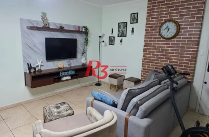 Apartamento com 3 dormitórios à venda, 97 m² por R$ 695.000,00 - Aparecida - Santos/SP