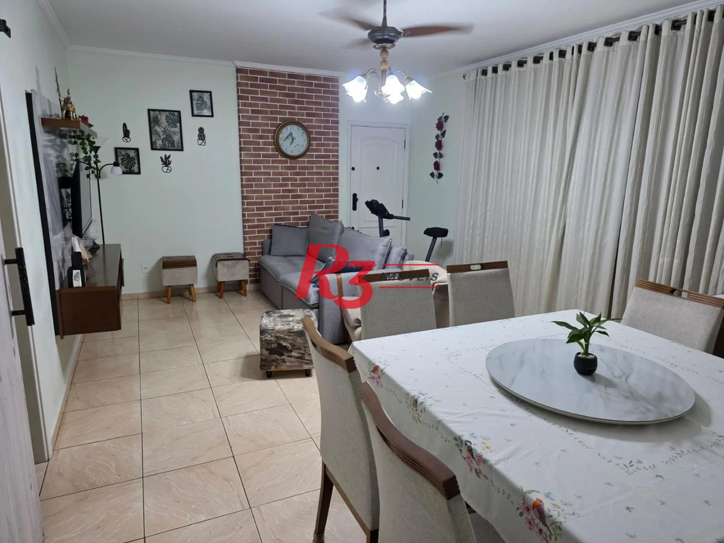 Apartamento com 3 dormitórios à venda, 97 m² por R$ 695.000,00 - Aparecida - Santos/SP