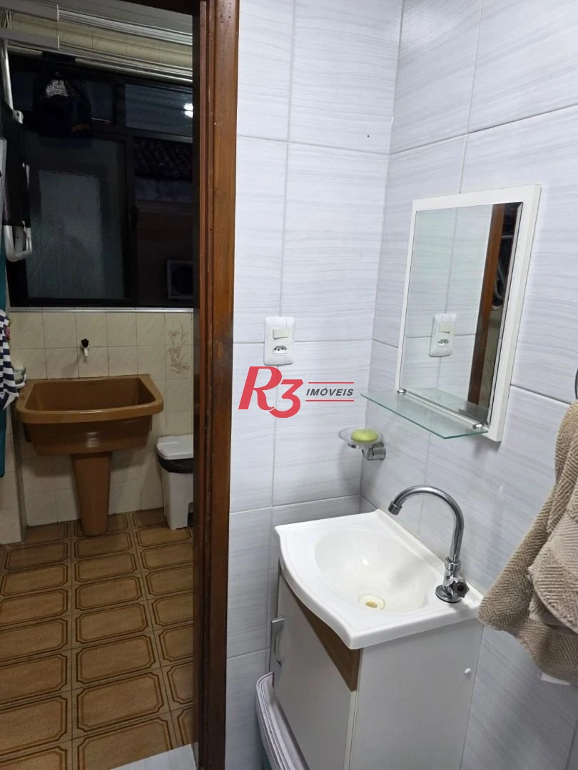 Apartamento com 3 dormitórios à venda, 97 m² por R$ 695.000,00 - Aparecida - Santos/SP