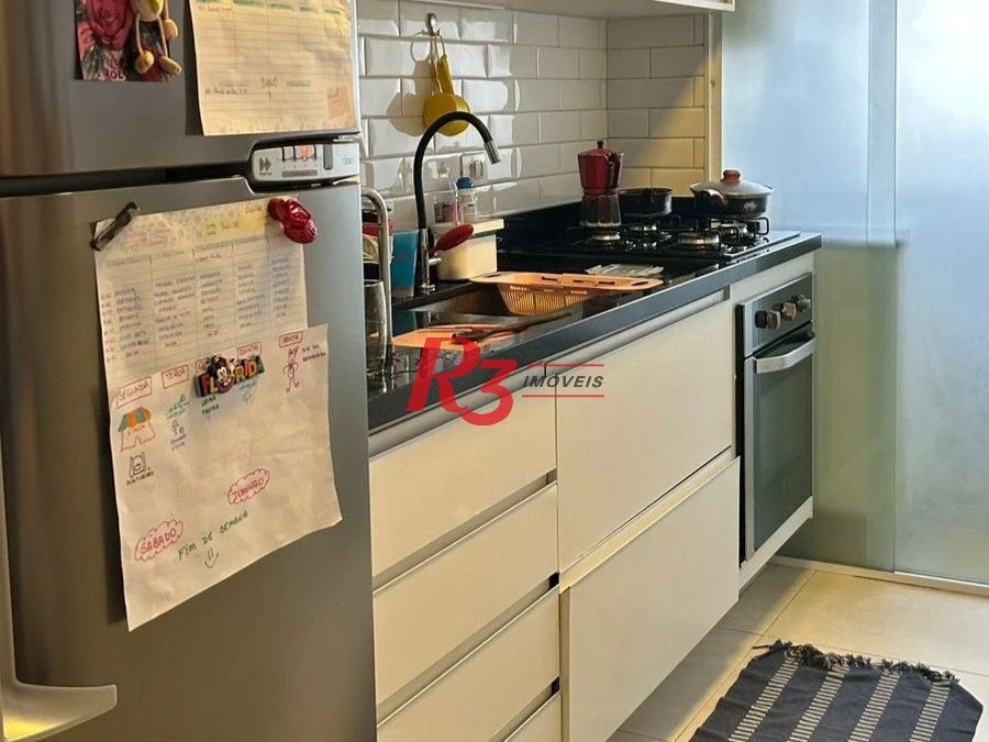 Apartamento com 2 dormitórios à venda, 70 m² por R$ 805.000,00 - Marapé - Santos/SP