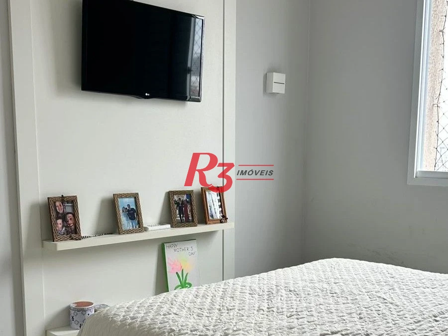 Apartamento com 2 dormitórios à venda, 70 m² por R$ 805.000,00 - Marapé - Santos/SP