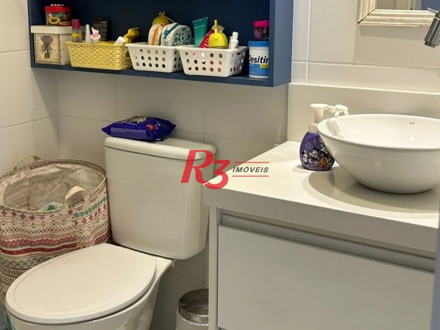 Apartamento com 2 dormitórios à venda, 70 m² por R$ 805.000,00 - Marapé - Santos/SP