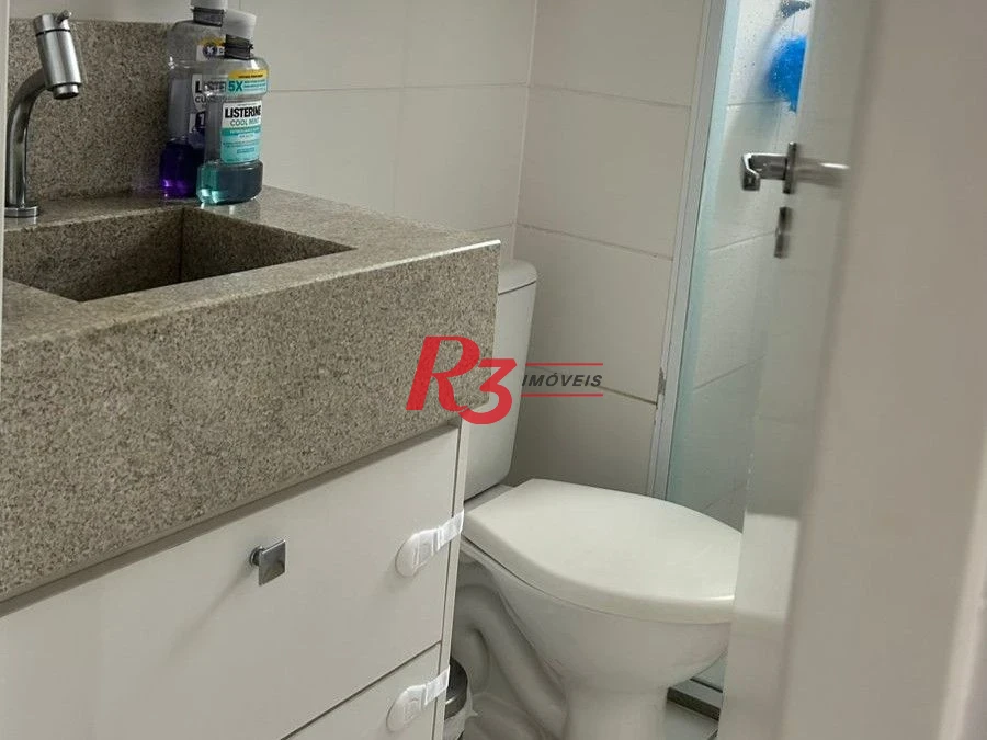 Apartamento com 2 dormitórios à venda, 70 m² por R$ 805.000,00 - Marapé - Santos/SP