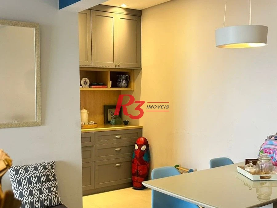 Apartamento com 2 dormitórios à venda, 70 m² por R$ 805.000,00 - Marapé - Santos/SP