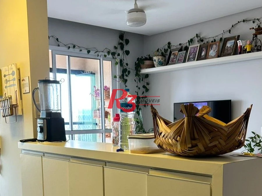 Apartamento com 2 dormitórios à venda, 70 m² por R$ 805.000,00 - Marapé - Santos/SP