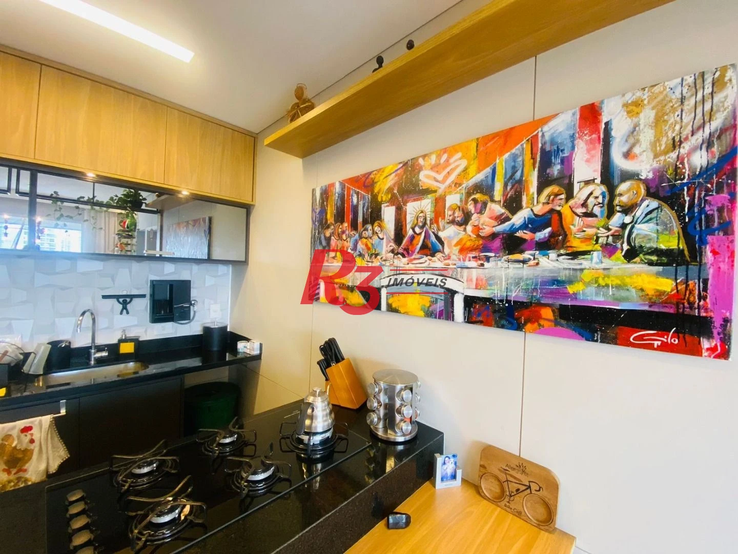 Apartamento com 3 dormitórios à venda, 159 m² por R$ 2.480.000,00 - Embaré - Santos/SP