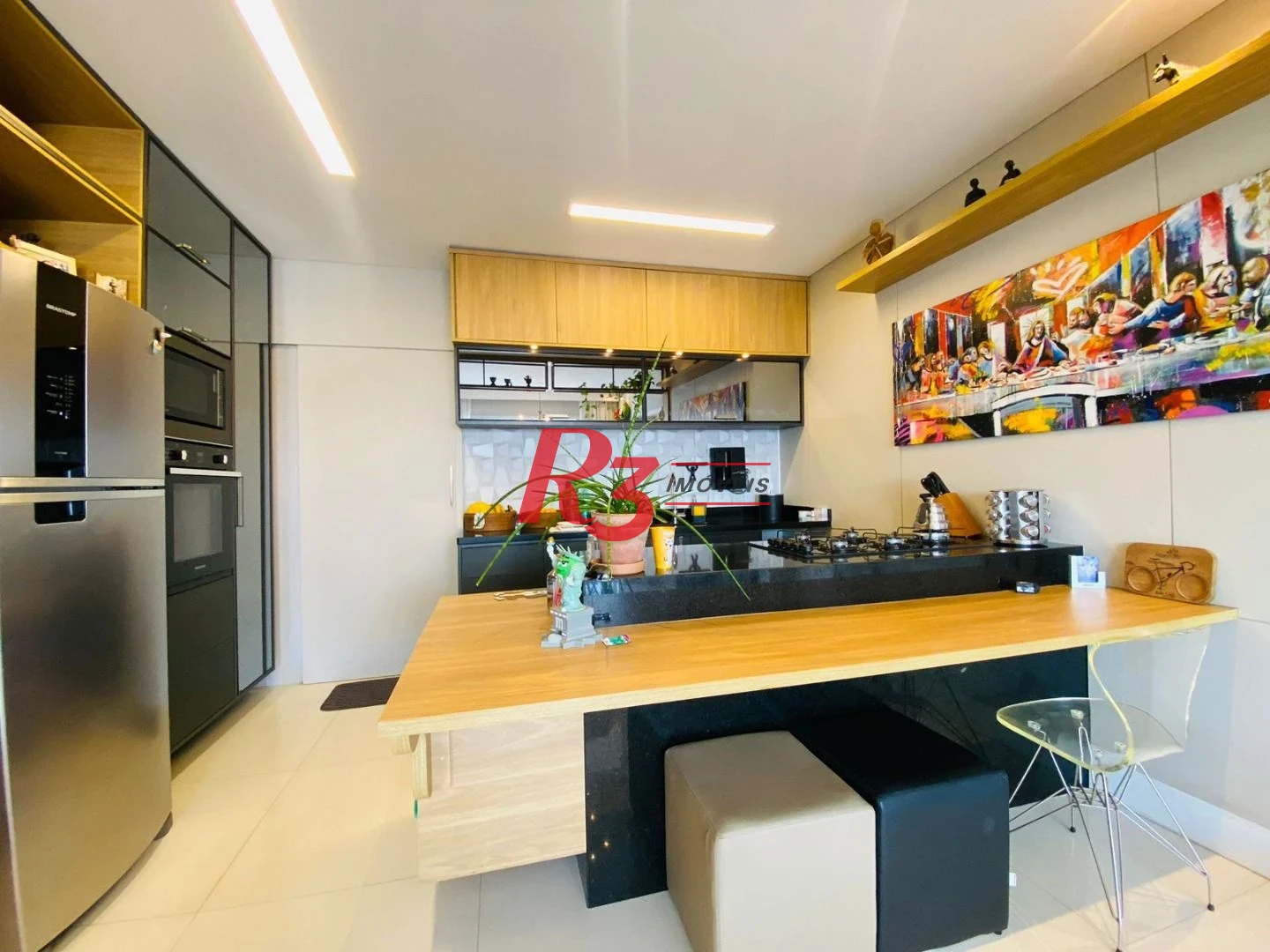 Apartamento com 3 dormitórios à venda, 159 m² por R$ 2.480.000,00 - Embaré - Santos/SP