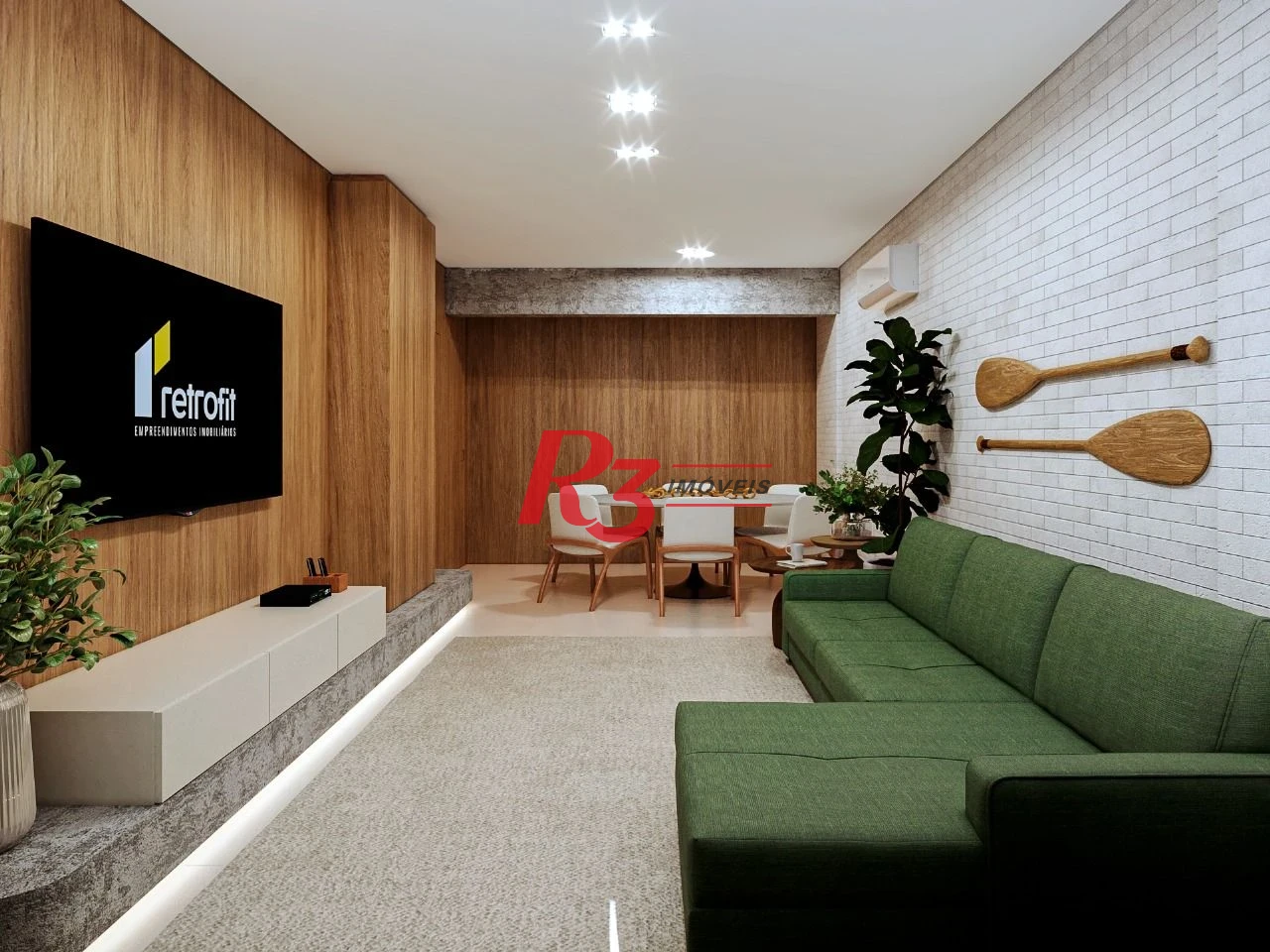 Apartamento com 2 dormitórios à venda, 120 m² por R$ 1.830.000 - POMPÉIA  - Santos/SP