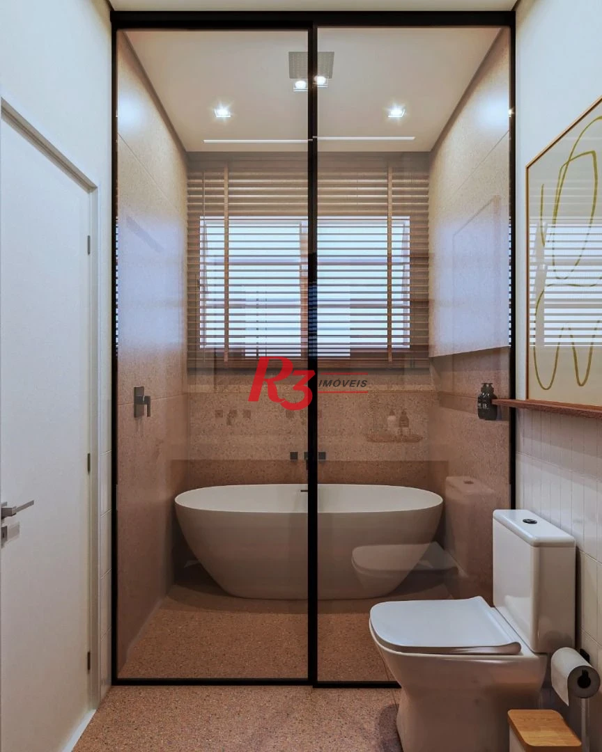 Apartamento com 2 dormitórios à venda, 120 m² por R$ 1.830.000 - POMPÉIA  - Santos/SP