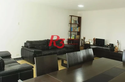 Apartamento com 2 dormitórios para alugar, 111 m² por R$ 5.169,02/mês - José Menino - Santos/SP