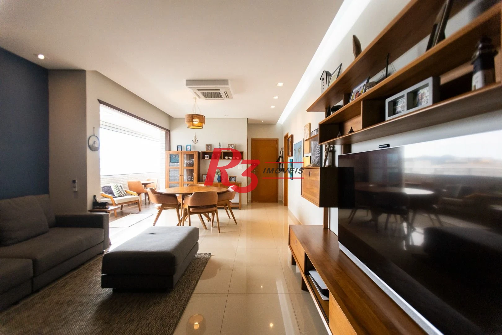 Apartamento com 3 dormitórios à venda, 143 m² por R$ 2.100.000,00 - Pompéia - Santos/SP