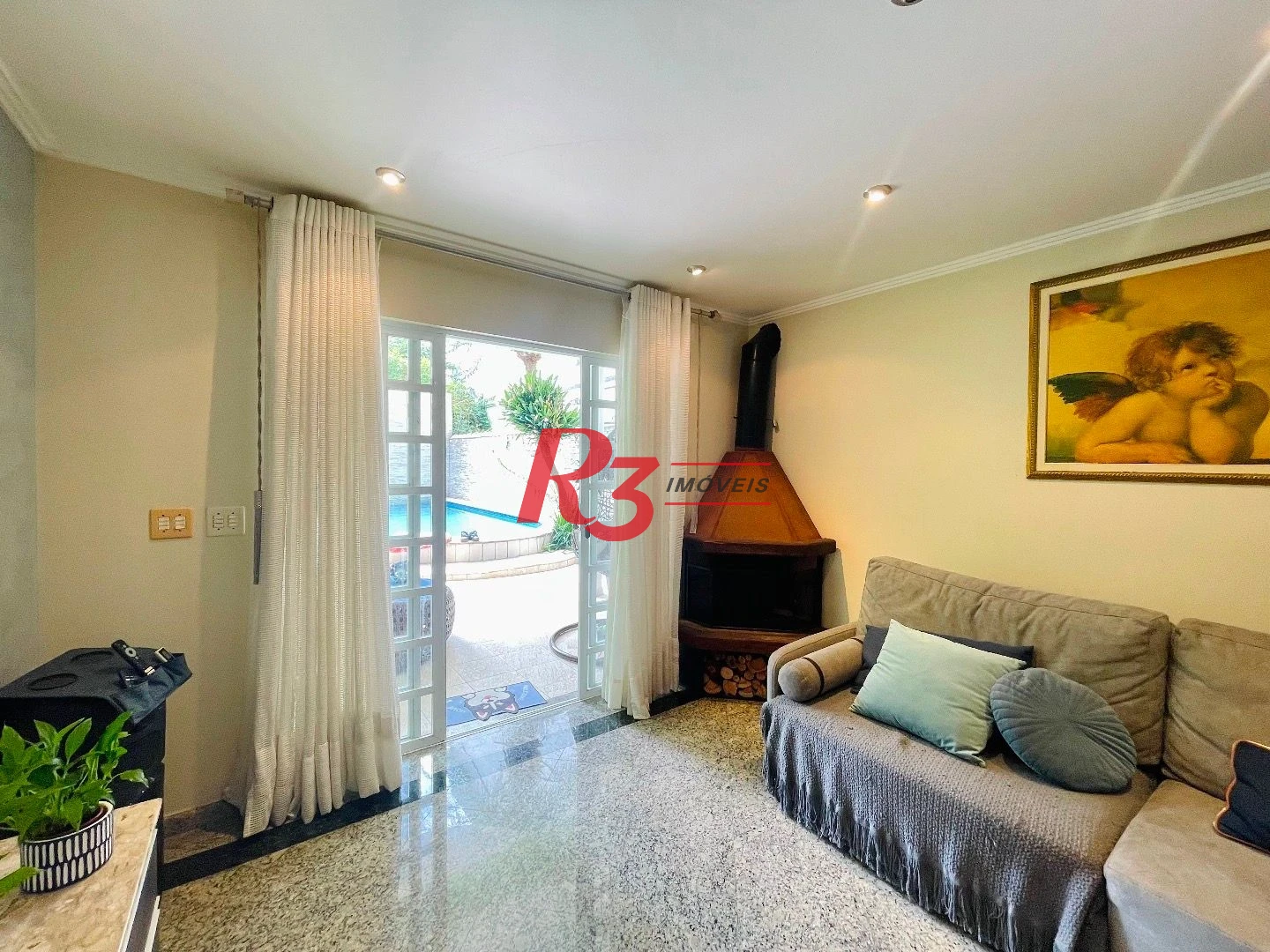 Sobrado à venda, 457 m² por R$ 6.500.000,00 - Gonzaga - Santos/SP