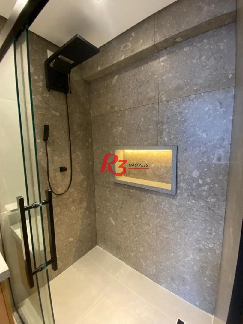 Apartamento com 1 dormitório à venda, 39 m² por R$ 500.000,00 - Boqueirão - Santos/SP