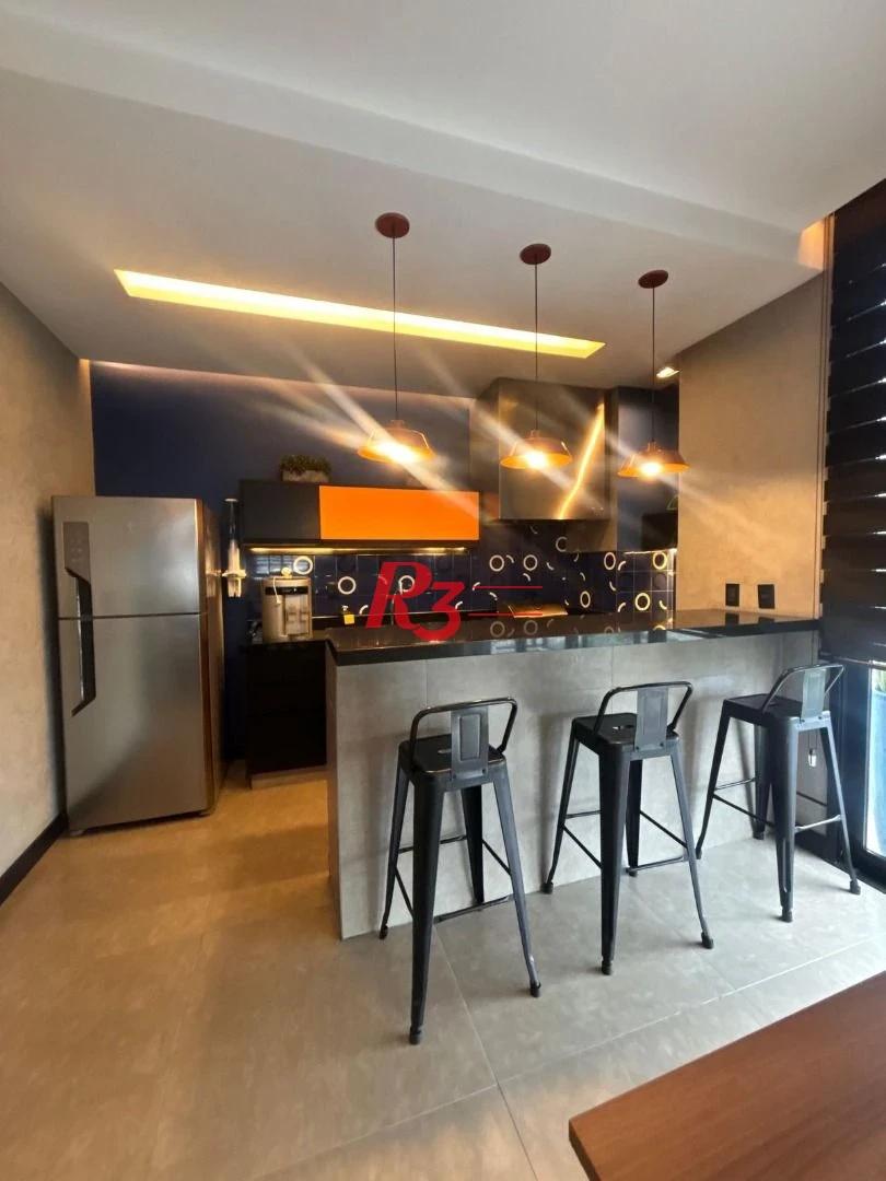 Apartamento com 1 dormitório à venda, 54 m² por R$ 935.000,00 - Boqueirão - Santos/SP