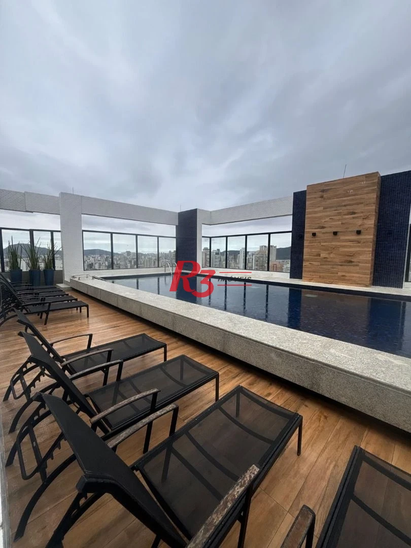 Apartamento com 1 dormitório à venda, 54 m² por R$ 935.000,00 - Boqueirão - Santos/SP