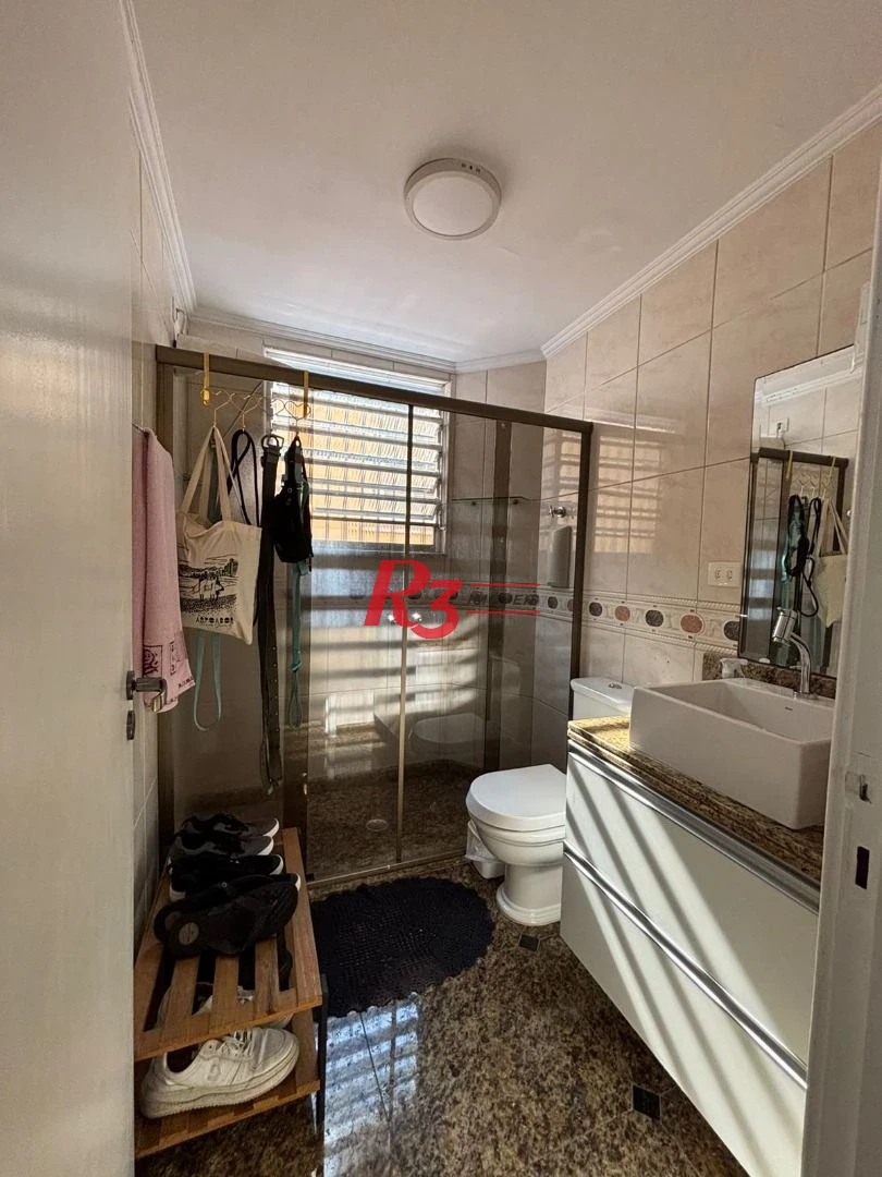 Apartamento com 3 dormitórios à venda, 98 m² por R$ 500.000,00 - Gonzaga - Santos/SP
