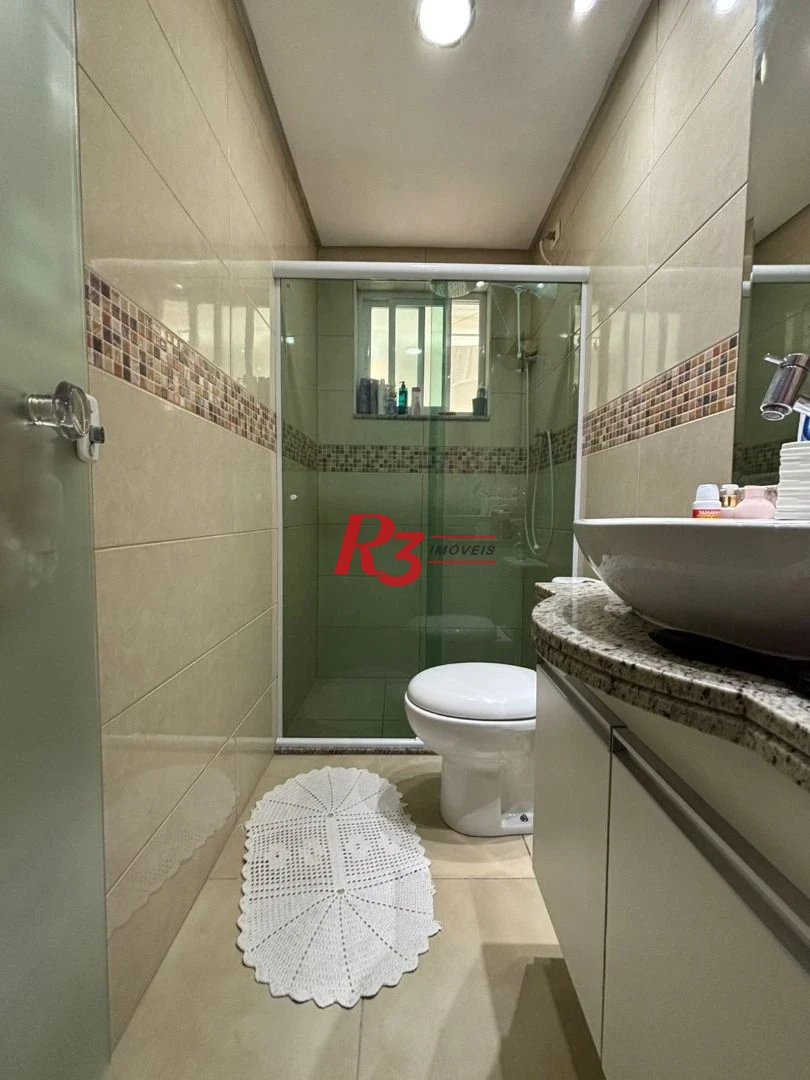 Apartamento com 3 dormitórios à venda, 98 m² por R$ 500.000,00 - Gonzaga - Santos/SP