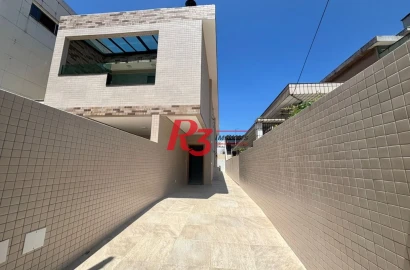 Casa com 3 dormitórios à venda, 115 m² por R$ 1.100.000,00 - Aparecida - Santos/SP