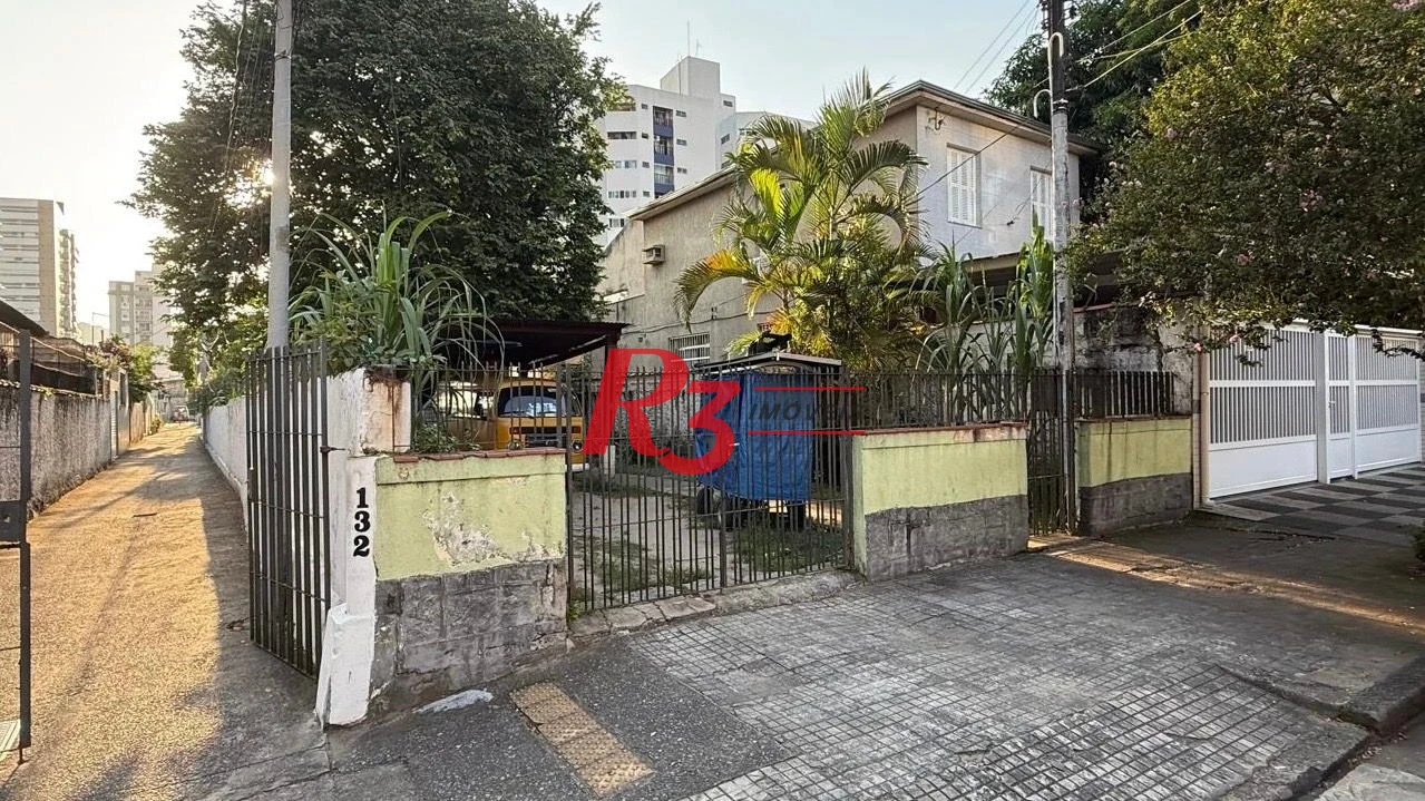 Terreno à venda, 564 m² por R$ 1.500.000,00 - Campo Grande - Santos/SP