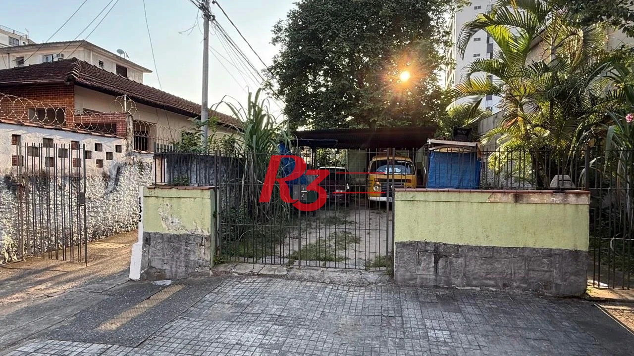 Terreno à venda, 564 m² por R$ 1.500.000,00 - Campo Grande - Santos/SP