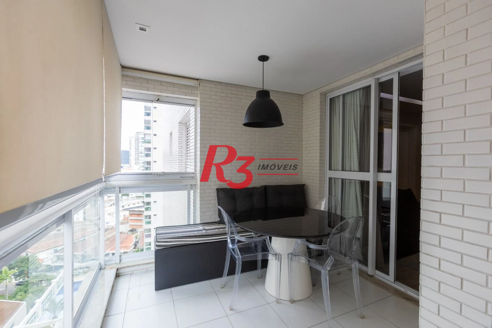 Apartamento com 1 dormitório para alugar, 48 m² por R$ 5.000,00/mês - Ponta da Praia - Santos/SP