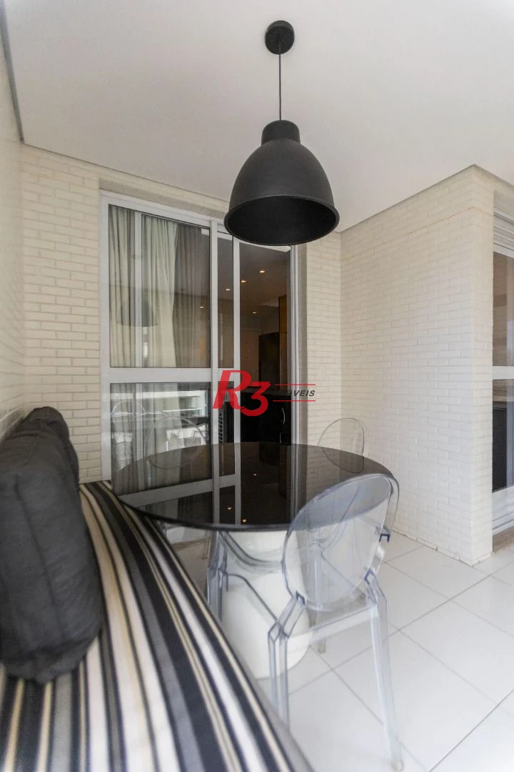Apartamento com 1 dormitório para alugar, 48 m² por R$ 5.000,00/mês - Ponta da Praia - Santos/SP