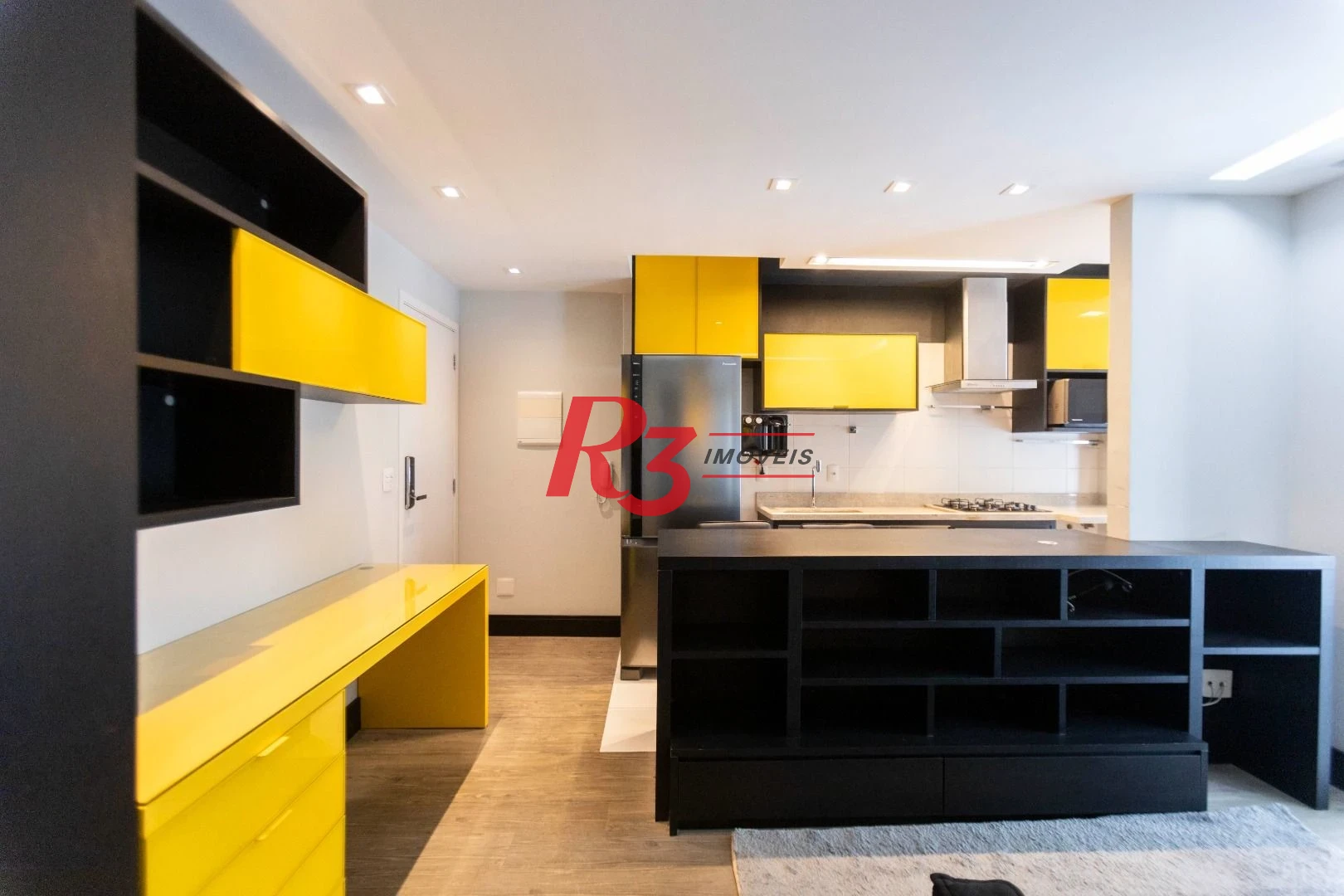 Apartamento com 1 dormitório para alugar, 48 m² por R$ 5.000,00/mês - Ponta da Praia - Santos/SP