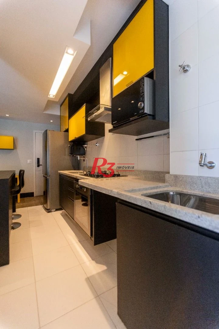 Apartamento com 1 dormitório para alugar, 48 m² por R$ 5.000,00/mês - Ponta da Praia - Santos/SP